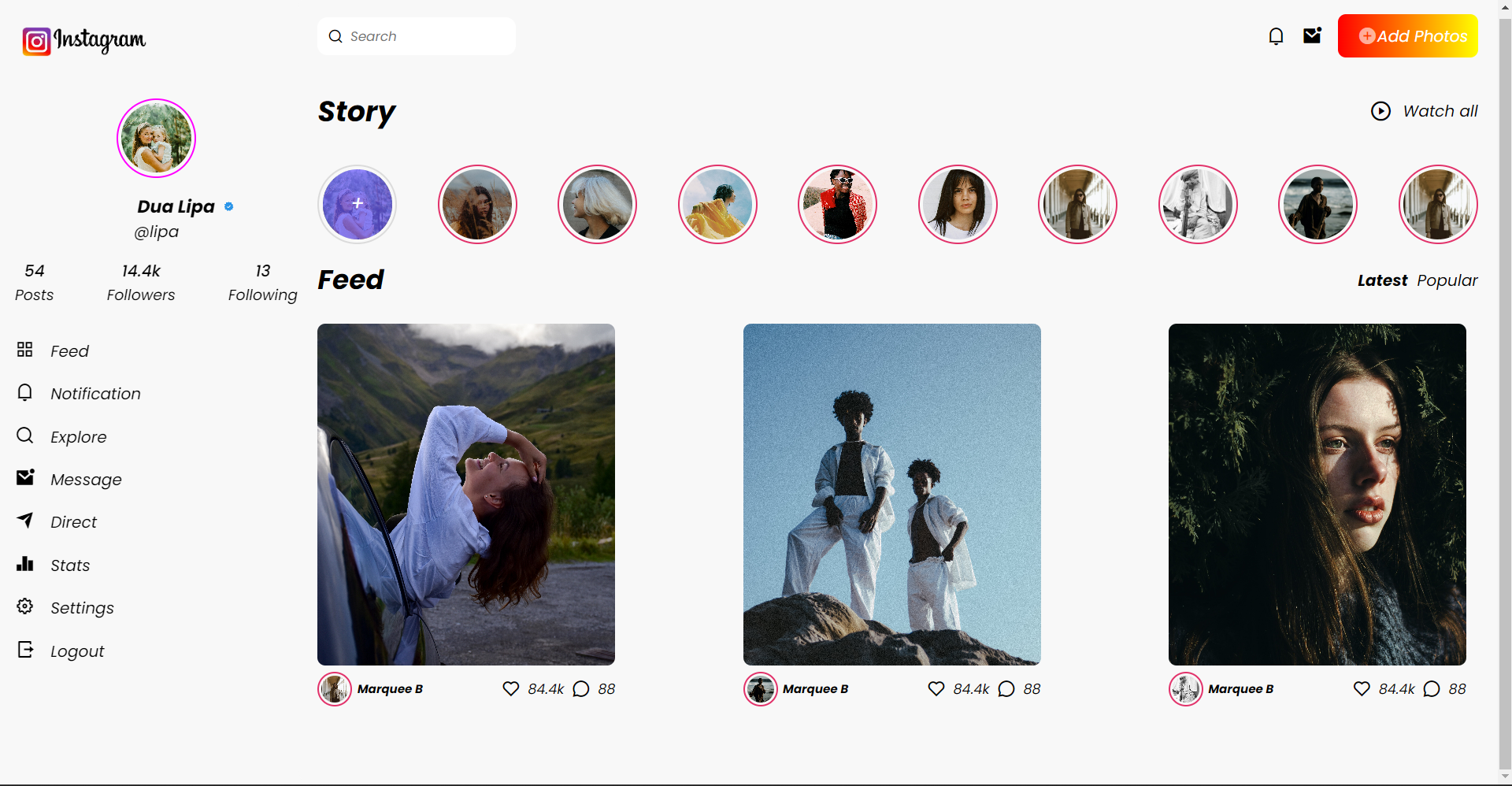 Instagram Clone